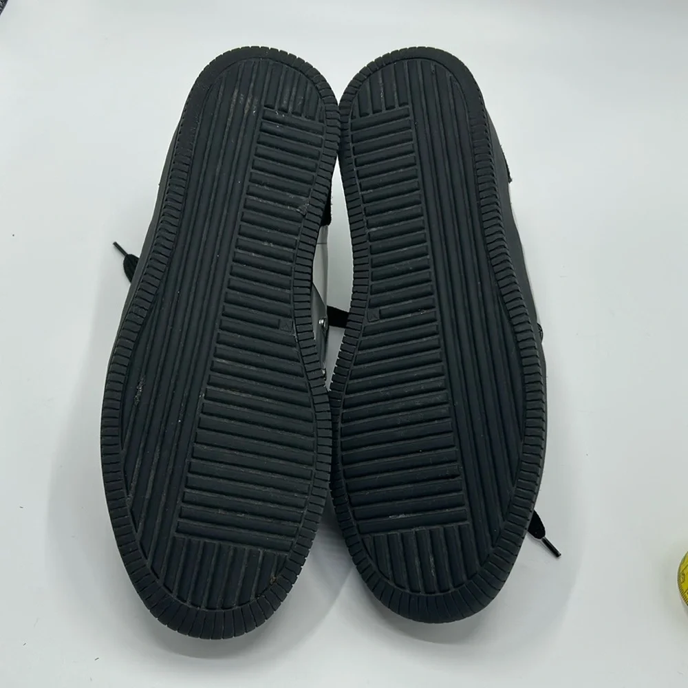 Les Hommes Black and White Men's Sneakers